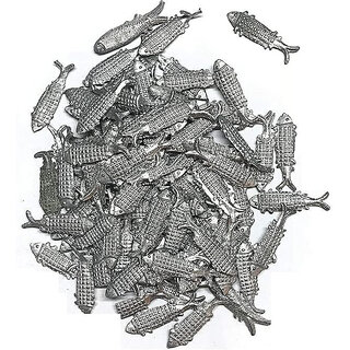 ASTRO-D Moira Lead/Ranga Fish Remedy Silver 51 Piece-3 cm (Metal, Silver), (Silver, Silver) ASTRO-D Moira Lead/Ranga Fish Remedy Silver 51 Piece-3 cm (Metal, Silver), (Silver, Silver)