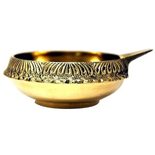 Astro- D Brass Diwali Diya Set of 2 Kuber Diya Pooja Deepak Oil Lamps, (Gold, Brass) Astro- D Brass Diwali Diya Set of 2 Kuber Diya Pooja Deepak Oil Lamps, (Gold, Brass)