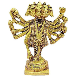 Astro-D Pure Ashtdhatu Panch mukhi Hanuman ji, (Gold, Metal) Astro-D Pure Ashtdhatu Panch mukhi Hanuman ji, (Gold, Metal)