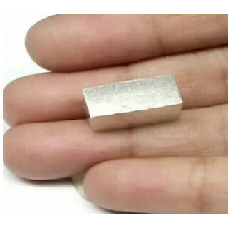 ASTRO-D 999 Solid Pure Chandi/Silver Brick 10.00 Grams for Lal Kitab Remedy, (Silver, Silver) ASTRO-D 999 Solid Pure Chandi/Silver Brick 10.00 Grams for Lal Kitab Remedy, (Silver, Silver)