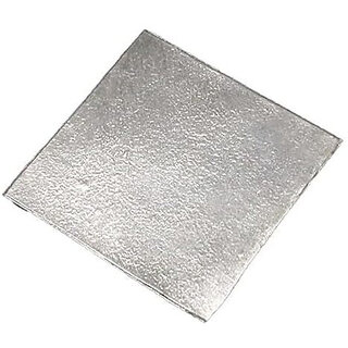                       Astro-D 1'' Inch Square 999 Silver Square Piece 4 GM, (Silver, Silver)                                              