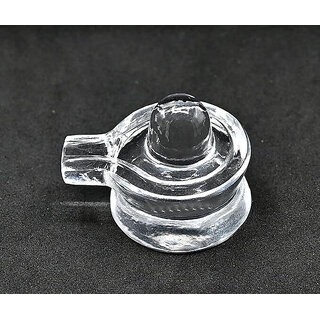 Astro-D Natural Quartz Crystal Sphatik Shivling Lord Shiva Lingam10-20 Gm, (White, Crystal) Astro-D Natural Quartz Crystal Sphatik Shivling Lord Shiva Lingam10-20 Gm, (White, Crystal)