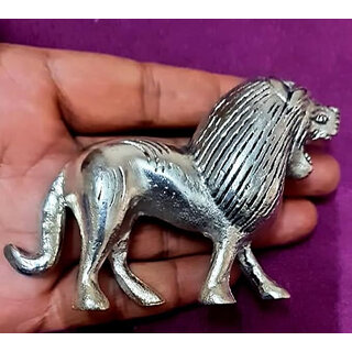 Astro-D Silver Lion Figurine for Home Decor, Pooja, Vastu Gifting Purpose, (Silver, Silver) Astro-D Silver Lion Figurine for Home Decor, Pooja, Vastu Gifting Purpose, (Silver, Silver)
