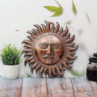                       Astro-D, Copper Sun Surya Dev Idol Vastu Remedy (Pack of 1), (Brown, Copper)                                              