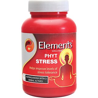                       Element Wellnes Phyt Stress 60 Capsules (pack of 1)                                              