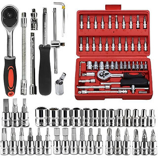 46 in 1 Pcs Tool Kit & Screwdriver Multi Purpose Combination Tool Case Precision Hand Tool Kit(46 Tools) 46 in 1 Pcs Tool Kit & Screwdriver Multi Purpose Combination Tool Case Precision Hand Tool Kit(46 Tools)
