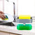 Hathrasmart Liquid 2 in 1 Soap Dispenser for Kitchen and Sink Accessories Dishwasher 400 ml Liquid Dispenser(Clear)