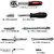 46 in 1 Pcs Tool Kit & Screwdriver Multi Purpose Combination Tool Case Precision Hand Tool Kit(46 Tools)