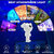 Astronaut Galaxy Projector night lamp Star Night Light Projector 360 Adjustable Night Lamp(23 cm, Multicolor)
