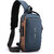 Small 6 L Backpack Backpack Stylish Unisex Waterproof Anti-theft CrossBody Bag(Black, Gold)
