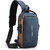 Small 6 L Backpack Backpack Stylish Unisex Waterproof Anti-theft CrossBody Bag(Black, Gold)