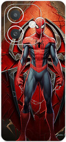 Yug Emporium Back Skin Wrap For Oppo A3x Premium Quality Full Coverage (Spiderman) (Mobile Back Cover, Multicolor)