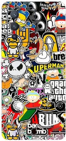 Yug Emporium VIVO V23 5G 3D CARTOON DESIGN PATTERN CARTOON THEME BACK SKIN STICKERS (Mobile Back Cover, Multicolor)