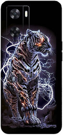 Yug Emporium OPPO A57, A77 4G 3D BLACK PANTHER  DESIGN PATTERN  THEME BACK SKIN STICKERS (Mobile Back Cover, Black)