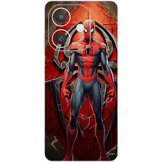 Yug Emporium Back Skin Wrap For Oppo A3x Premium Quality Full Coverage (Spiderman) (Mobile Back Cover, Multicolor) Yug Emporium Back Skin Wrap For Oppo A3x Premium Quality Full Coverage (Spiderman) (Mobile Back Cover, Multicolor)