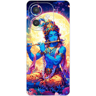 Yug Emporium Back Skin Wrap For Oppo A3x Premium Quality Full Coverage (Krishna ji) (Mobile Back Cover, Multicolor) Yug Emporium Back Skin Wrap For Oppo A3x Premium Quality Full Coverage (Krishna ji) (Mobile Back Cover, Multicolor)
