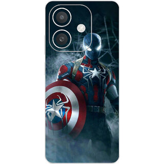 Yug Emporium Back Skin Wrap For Oppo A3x Premium Quality Full Coverage (Spiderman) (Mobile Back Cover, Multicolor) Yug Emporium Back Skin Wrap For Oppo A3x Premium Quality Full Coverage (Spiderman) (Mobile Back Cover, Multicolor)