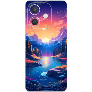 Yug Emporium Back Skin Wrap For Oppo A3x Premium Quality Full Coverage (Sunset Theme) (Mobile Back Cover, Multicolor) Yug Emporium Back Skin Wrap For Oppo A3x Premium Quality Full Coverage (Sunset Theme) (Mobile Back Cover, Multicolor)