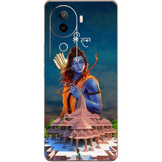                       Yug Emporium Back Skin Wrap For iQOO Z9s 5G Premium Quality Full Coverage ( Ayodhya Ram) (Mobile Back Cover, Multicolor)                                              