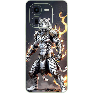 Yug Emporium Back Skin Wrap For iQOO Z9X 5G Premium Quality Full Coverage (Fighter lion) (Mobile Back Cover, Multicolor) Yug Emporium Back Skin Wrap For iQOO Z9X 5G Premium Quality Full Coverage (Fighter lion) (Mobile Back Cover, Multicolor)