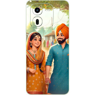                       Yug Emporium Back Skin Wrap For iQOO Z9X 5G Premium Quality Full Coverage (Trending Theme) (Mobile Back Cover, Multicolor)                                              