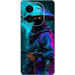                       Yug Emporium Back Skin Wrap For IQOO Z9s Pro 5G Premium Quality Full Coverage (Kungfu Man) (Mobile Back Cover, Multicolor)                                              