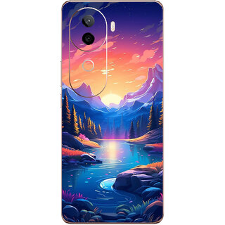                       Yug Emporium Back Skin Wrap For iQOO Z9s 5G Premium Quality Full Coverage (3D Scenery) (Mobile Back Cover, Multicolor)                                              