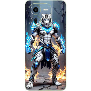 Yug Emporium Back Skin Wrap For iQOO Z9X 5G Premium Quality Full Coverage (3D Tiger) (Mobile Back Cover, Multicolor) Yug Emporium Back Skin Wrap For iQOO Z9X 5G Premium Quality Full Coverage (3D Tiger) (Mobile Back Cover, Multicolor)
