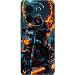 Yug Emporium Back Skin Wrap For IQOO Z9s Pro 5G Premium Quality Full Coverage (Ghost Rider) (Mobile Back Cover, Multicolor) Yug Emporium Back Skin Wrap For IQOO Z9s Pro 5G Premium Quality Full Coverage (Ghost Rider) (Mobile Back Cover, Multicolor)