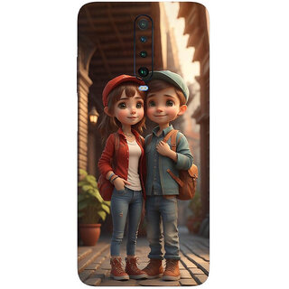                       Yug Emporium Poco X2 Mobile Skin Sticker ( 3D Bestfriend Couple Theme STICKERS) (Mobile Back Cover, Multicolor)                                              