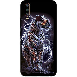 Yug Emporium Sticker For Vivo U10 Mobile Skin (3D Black Lion Theme Skin) (Mobile Back Cover, Black) Yug Emporium Sticker For Vivo U10 Mobile Skin (3D Black Lion Theme Skin) (Mobile Back Cover, Black)