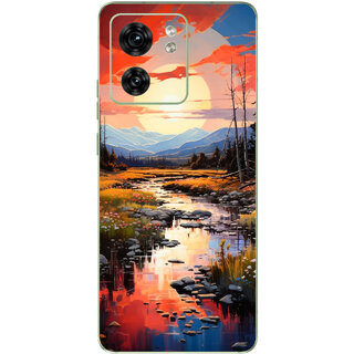 Yug Emporium Motorola Edge 40 Morning View Scenery 9D Premium Theme Full Back & Side Coverage (Back Cover Multicolor) Yug Emporium Motorola Edge 40 Morning View Scenery 9D Premium Theme Full Back & Side Coverage (Back Cover Multicolor)
