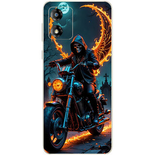 Yug Emporium Moto E13 Ghost Rider 9D Premium Theme Full Back & Side Coverage (Back Cover Multicolor) Yug Emporium Moto E13 Ghost Rider 9D Premium Theme Full Back & Side Coverage (Back Cover Multicolor)