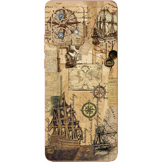                       Yug Emporium Motorola Edge 40 Neo Vinatge Ship 9D Premium Theme Full Back & Side Coverage (Back Cover Multicolor)                                              