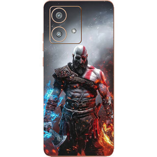 Yug Emporium MotorolaEdge 40Neo Kratos GodOf WarLeather PremiumTheme FullBack & Side Coverage (Back Cover Multicolor) Yug Emporium MotorolaEdge 40Neo Kratos GodOf WarLeather PremiumTheme FullBack & Side Coverage (Back Cover Multicolor)