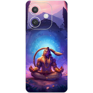 Yug Emporium Back Skin Wrap For Oppo A3x Premium Quality Full Coverage (Shree Hanuman ji) (Back Cover Multicolor) Yug Emporium Back Skin Wrap For Oppo A3x Premium Quality Full Coverage (Shree Hanuman ji) (Back Cover Multicolor)