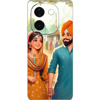 Yug Emporium Back Skin Wrap For IQOO Z9s Pro 5G Premium Quality Full Coverage (Punjabi) (Back Cover Multicolor) Yug Emporium Back Skin Wrap For IQOO Z9s Pro 5G Premium Quality Full Coverage (Punjabi) (Back Cover Multicolor)
