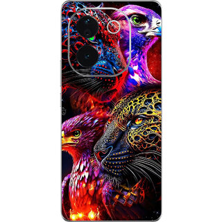 Yug Emporium Back Skin Wrap For IQOO Z9s Pro 5G Premium Quality Full Coverage (Eagle) (Back Cover Multicolor) Yug Emporium Back Skin Wrap For IQOO Z9s Pro 5G Premium Quality Full Coverage (Eagle) (Back Cover Multicolor)