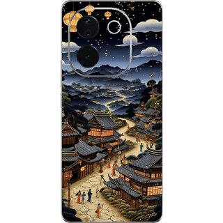 Yug Emporium Back Skin Wrap For IQOO Z9s Pro 5G Premium Quality Full Coverage (China Town) (Back Cover Multicolor) Yug Emporium Back Skin Wrap For IQOO Z9s Pro 5G Premium Quality Full Coverage (China Town) (Back Cover Multicolor)