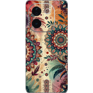 Yug Emporium Back Skin Wrap For IQOO Z9s Pro 5G Premium Quality Full Coverage (Flower Design) (Back Cover Multicolor) Yug Emporium Back Skin Wrap For IQOO Z9s Pro 5G Premium Quality Full Coverage (Flower Design) (Back Cover Multicolor)