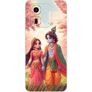 Yug Emporium Back Skin Wrap For iQOO Z9X 5G Premium Quality Full Coverage (Rani radha) (Back Cover Multicolor) Yug Emporium Back Skin Wrap For iQOO Z9X 5G Premium Quality Full Coverage (Rani radha) (Back Cover Multicolor)