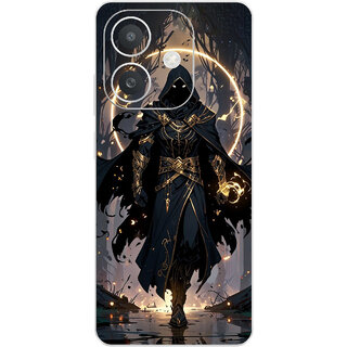                       Yug Emporium Back Skin Wrap For Oppo A3x Premium Quality Full Coverage (Angry Man) (Back Cover Multicolor)                                              