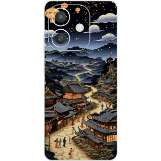 Yug Emporium Back Skin Wrap For Oppo A3x Premium Quality Full Coverage (China) (Back Cover Multicolor) Yug Emporium Back Skin Wrap For Oppo A3x Premium Quality Full Coverage (China) (Back Cover Multicolor)