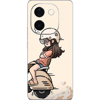                       Yug Emporium Back Skin Wrap For IQOO Z9s Pro 5G Premium Quality Full Coverage (Couple Girl) (Back Cover Multicolor)                                              