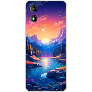 Yug Emporium Moto E13 Evening Sunset 3D (Back Cover, Multicolor) Yug Emporium Moto E13 Evening Sunset 3D (Back Cover, Multicolor)