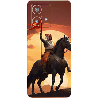 Yug Emporium Motorola Edge 40 Neo The Shivaji Leather (Back Cover, Multicolor) Yug Emporium Motorola Edge 40 Neo The Shivaji Leather (Back Cover, Multicolor)