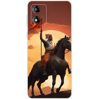 Yug Emporium Moto E13 The Shivaji Leather (Back Cover, Multicolor) Yug Emporium Moto E13 The Shivaji Leather (Back Cover, Multicolor)