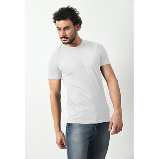 Luxurious Men PrintCultr Solid Men Round Neck Polyester White T-Shirt 2025 at ShopCircuit | ONDC