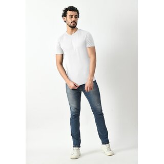 Luxurious Men PrintCultr Solid Men Round Neck Polyester White T-Shirt 2025 at ShopCircuit | ONDC