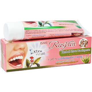                       ISME Rasyan Herbal Clove Extra White Toothpaste - 100g                                              